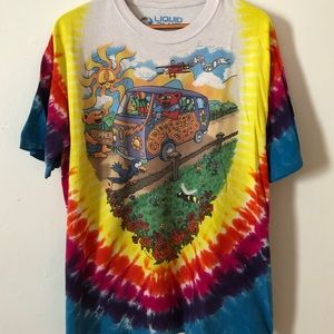 Liquid Blue Grateful Dead Tie Dye Shirt